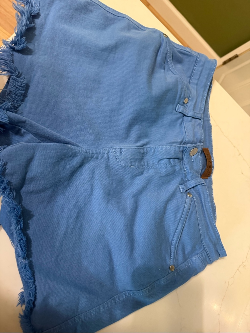 Judy BlueBlue Frayed Hem Denim Shorts